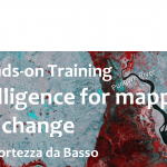 Geospatial intelligence for mapping land and water change